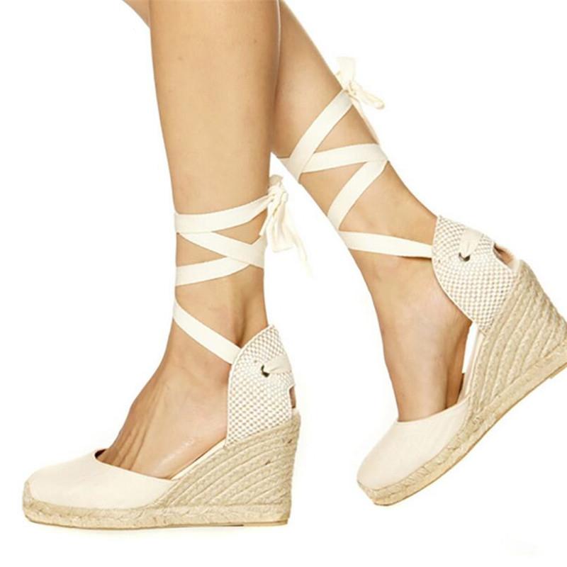 

Simple Peep-heel Wedge Sandals
