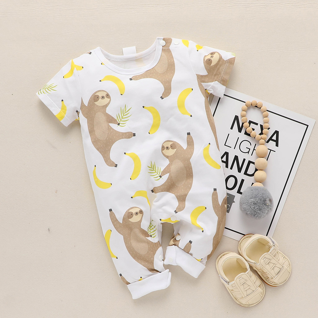 

Baby Sloth Print Jumpsuit