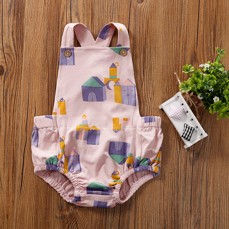 

Lovely Building Block Print Bodysuit for Baby