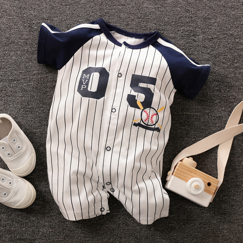 

Baby Baseball Style 05 Print Bodysuit