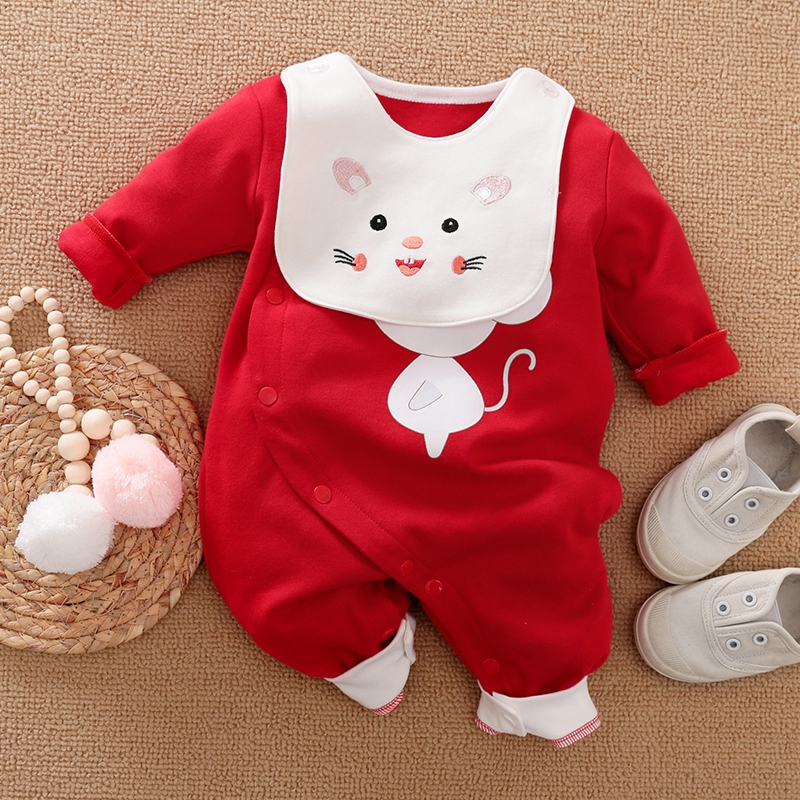 

Baby Boy / Girl Cute Cat Print Jumpsuit