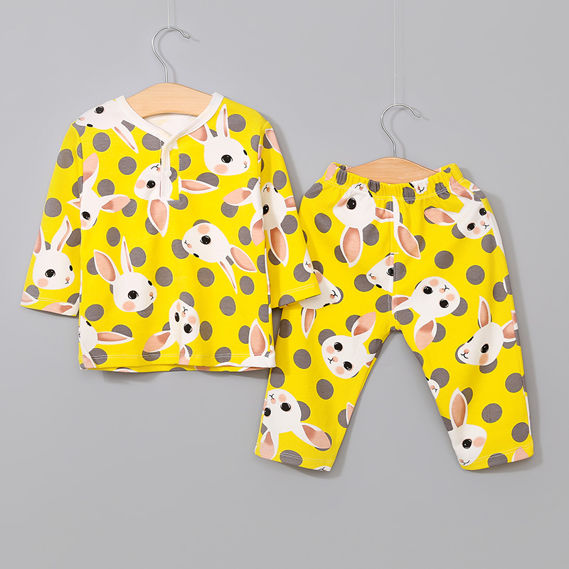 

2pcs Baby Unisex Sweet Animal & Rabbit Baby's Sets Long Sleeve Cartoon Infant Clothing Kids Toddler Outfits