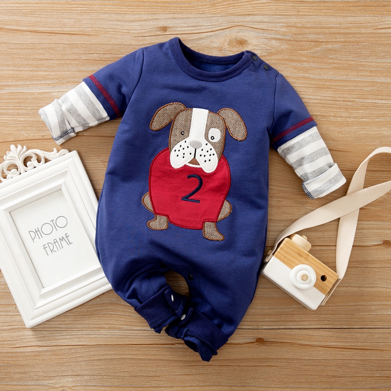 

Baby Dog Striped Jumpsuit