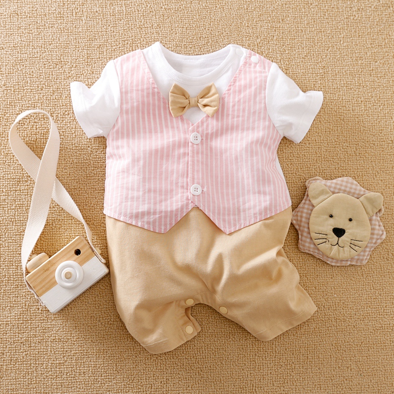 

Baby Gentleman Striped Romper
