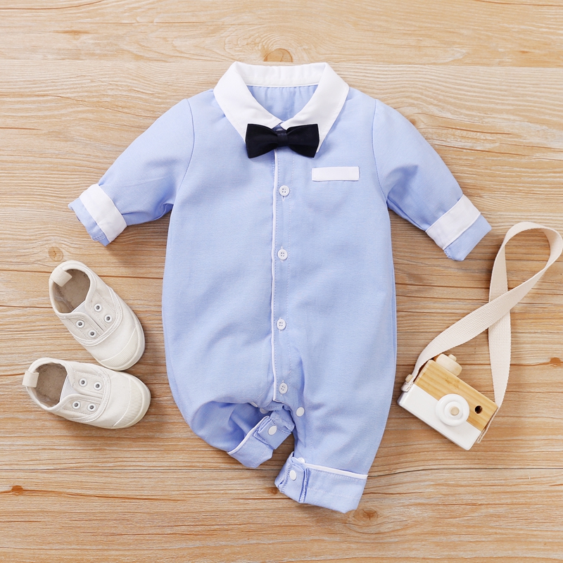 

Baby Gentleman Bow Tie Jumpsuit