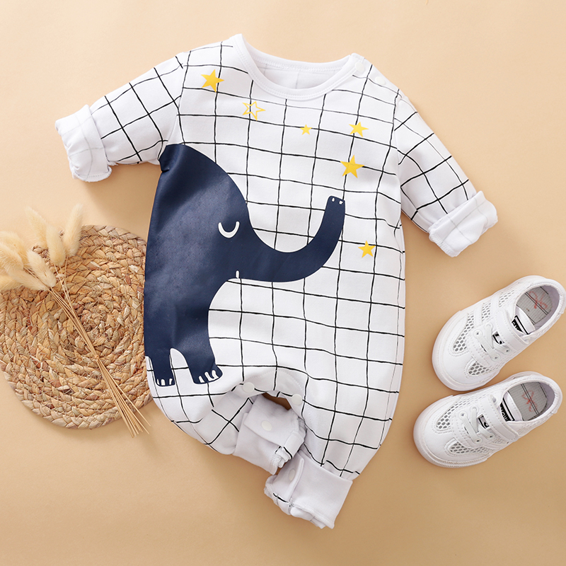 

Baby Elephant Plaid Jumpsuit
