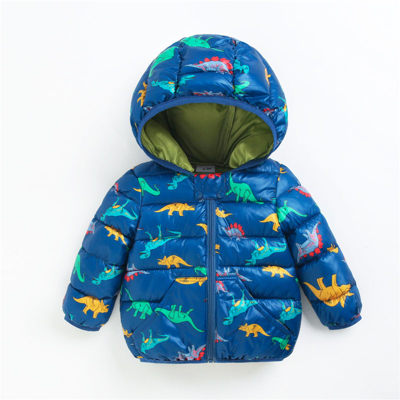 

Toddler Girl/Boy Animal/Floral/Vehicle/Camouflage Print Zipper Hooded Coat