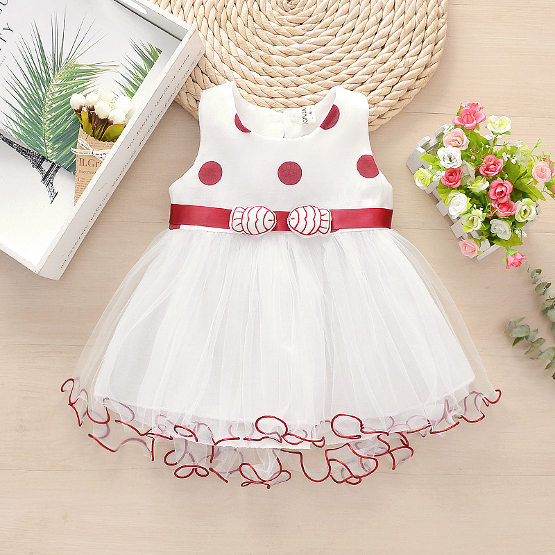 

Baby / Toddler Applique Fish Sleeveless Mesh Dress