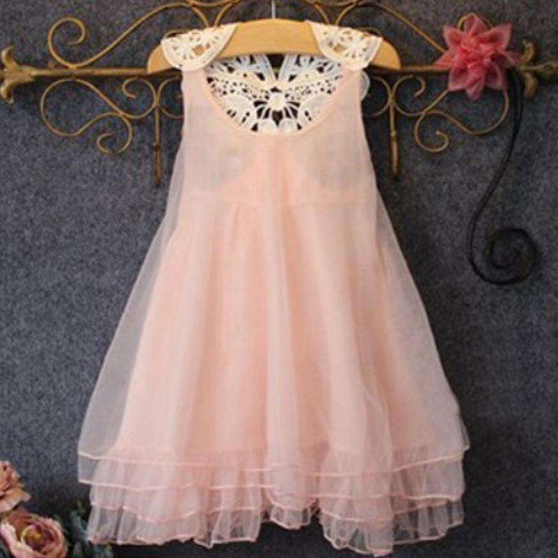 

Baby / Toddler Lovely Solid Lace Tulle Multilayers Dress