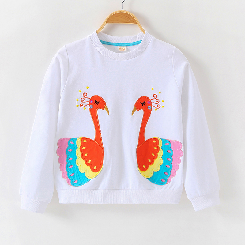 

Peacock Embroidered Sweatshirt for Kid