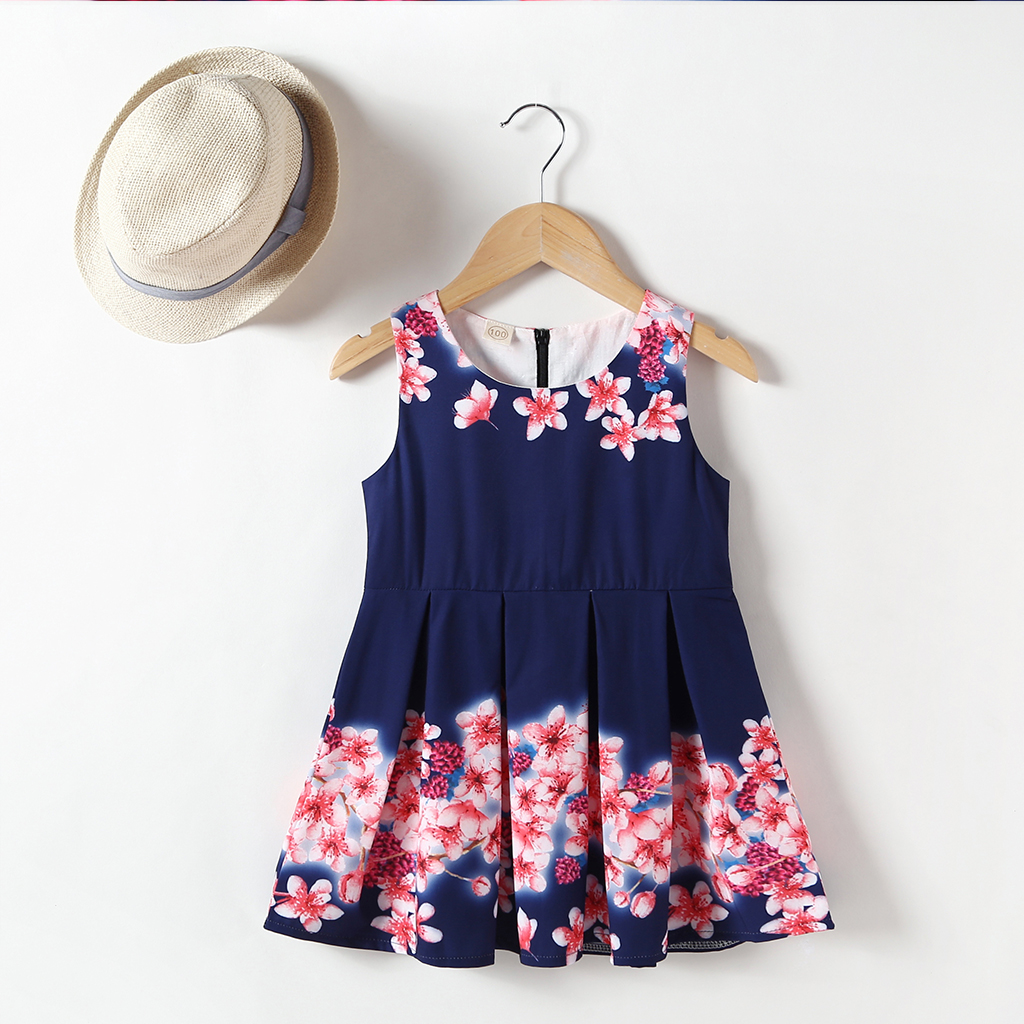 

Floral Print Sleeveless Dress