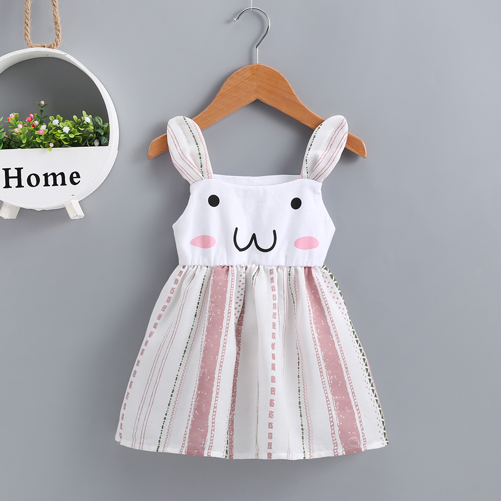 

Lovely Rabbit Print Sleeveless Dress