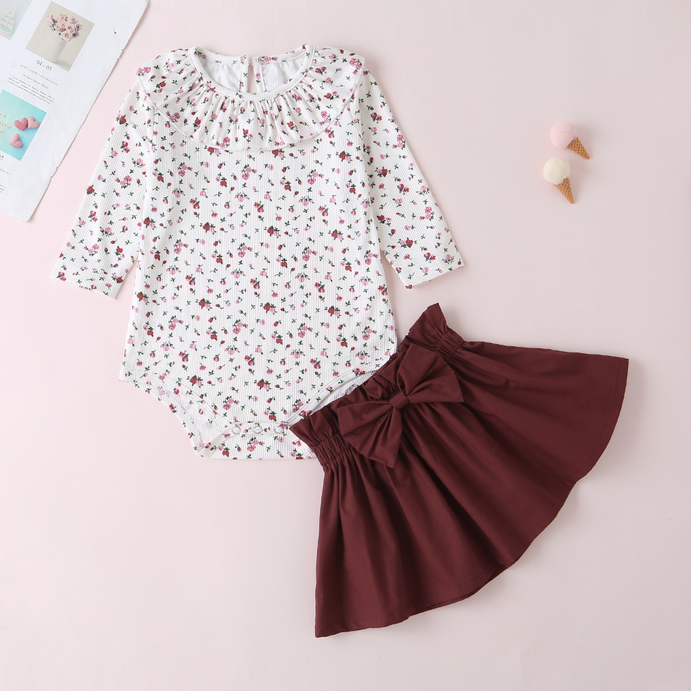 

Baby Girl Floral Sweet Suit-dress