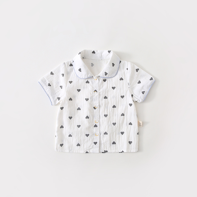 

Baby/ Toddler's Heart Print Shirt
