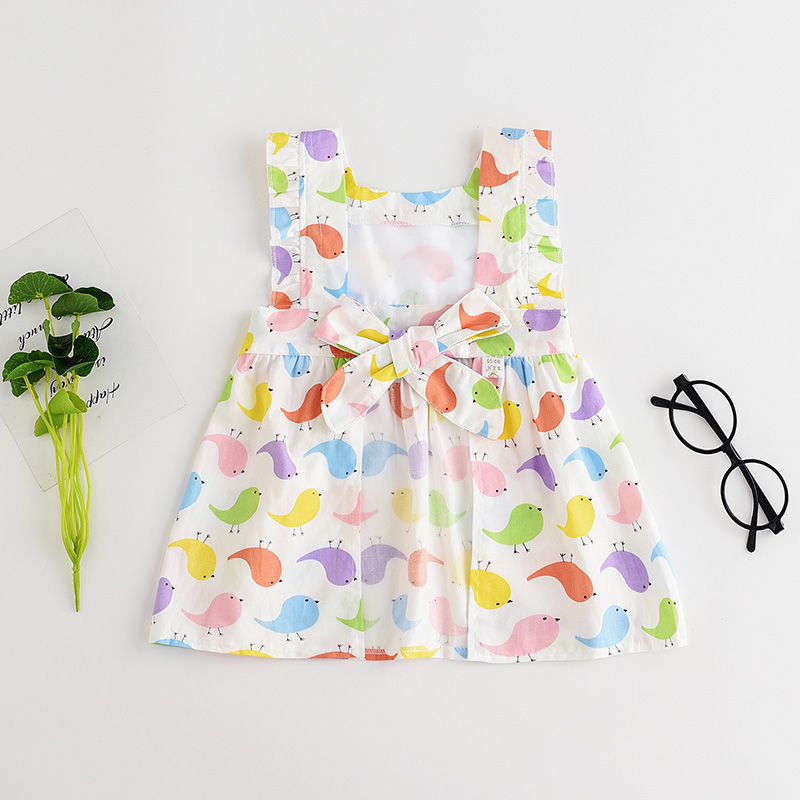 

Baby / Toddler Lovely Chick Bowknot Decor Dress