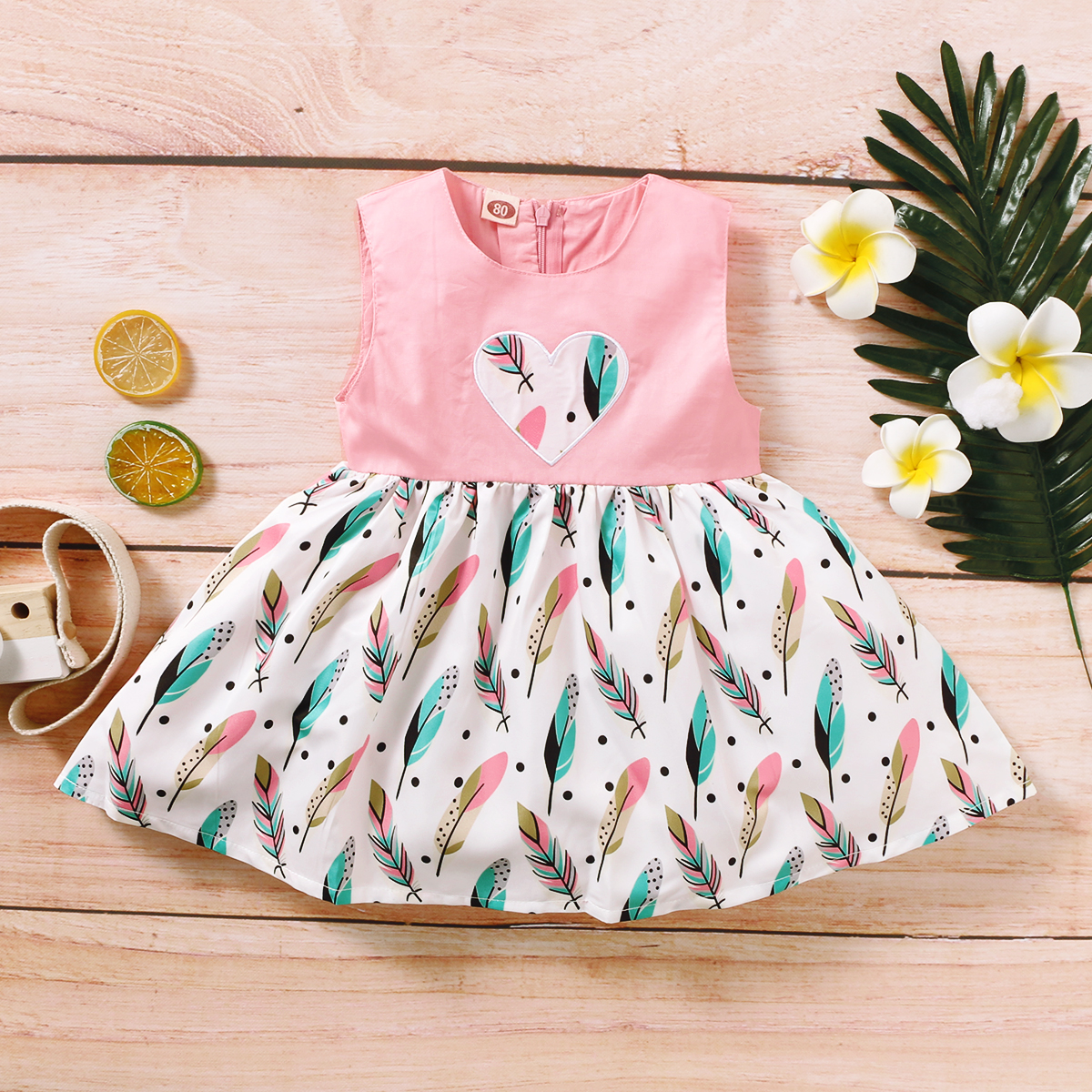 

Baby / Toddler Pretty Heart Decor Dress