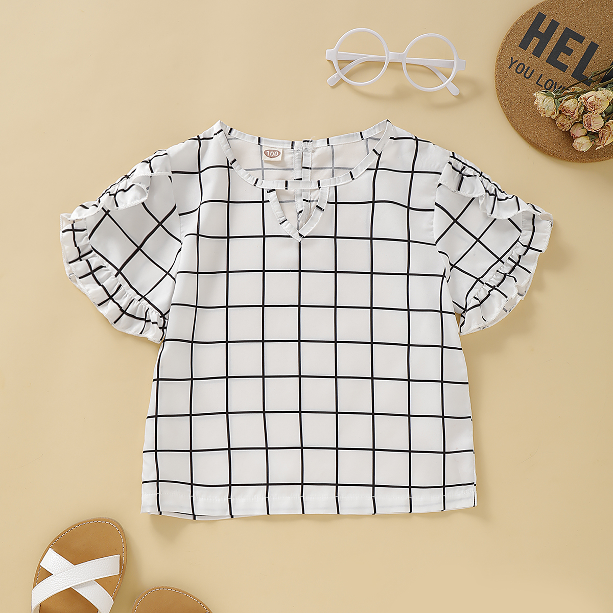 

Baby / Toddler Plaid Short-sleeve Tee