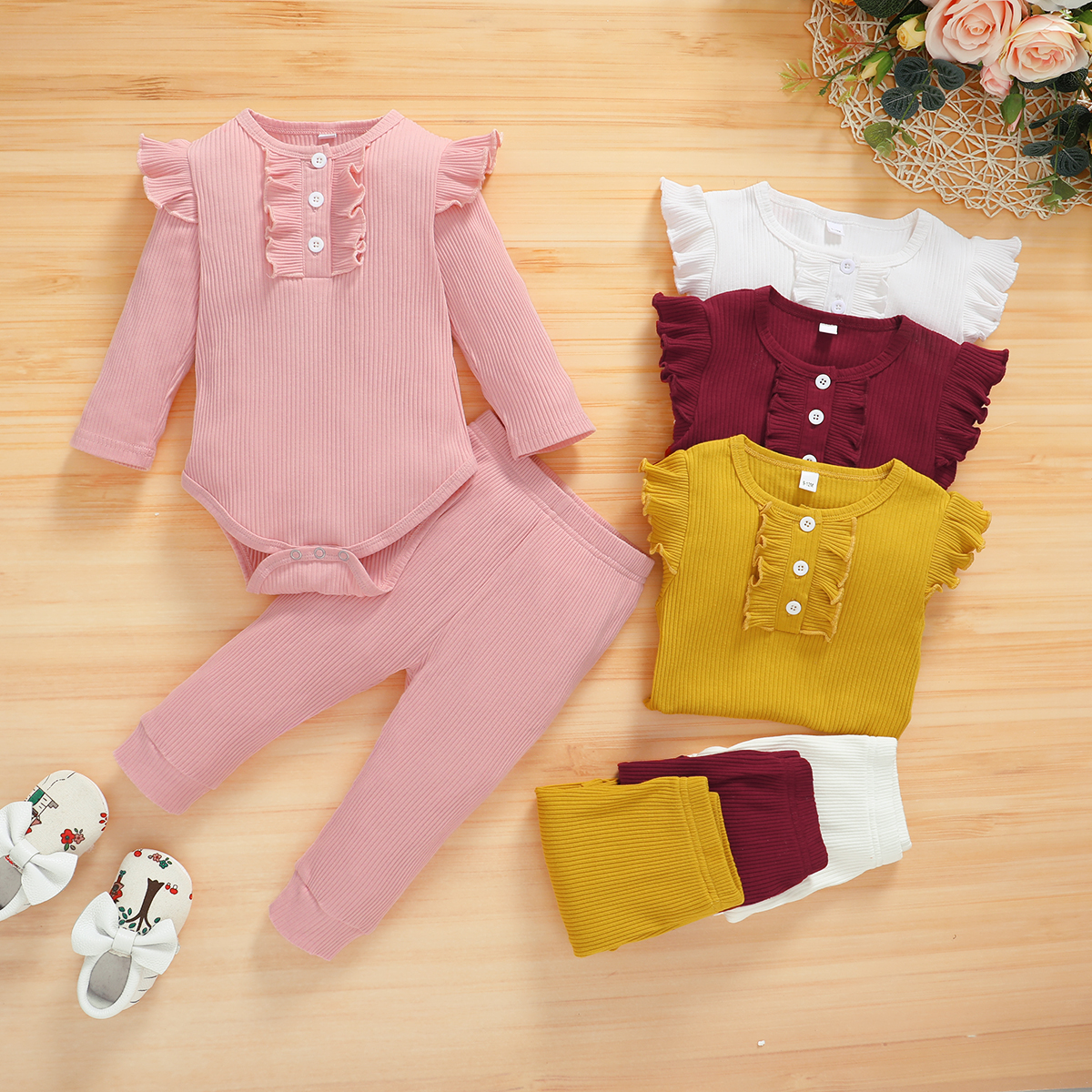 

Baby Girl Solid Sets