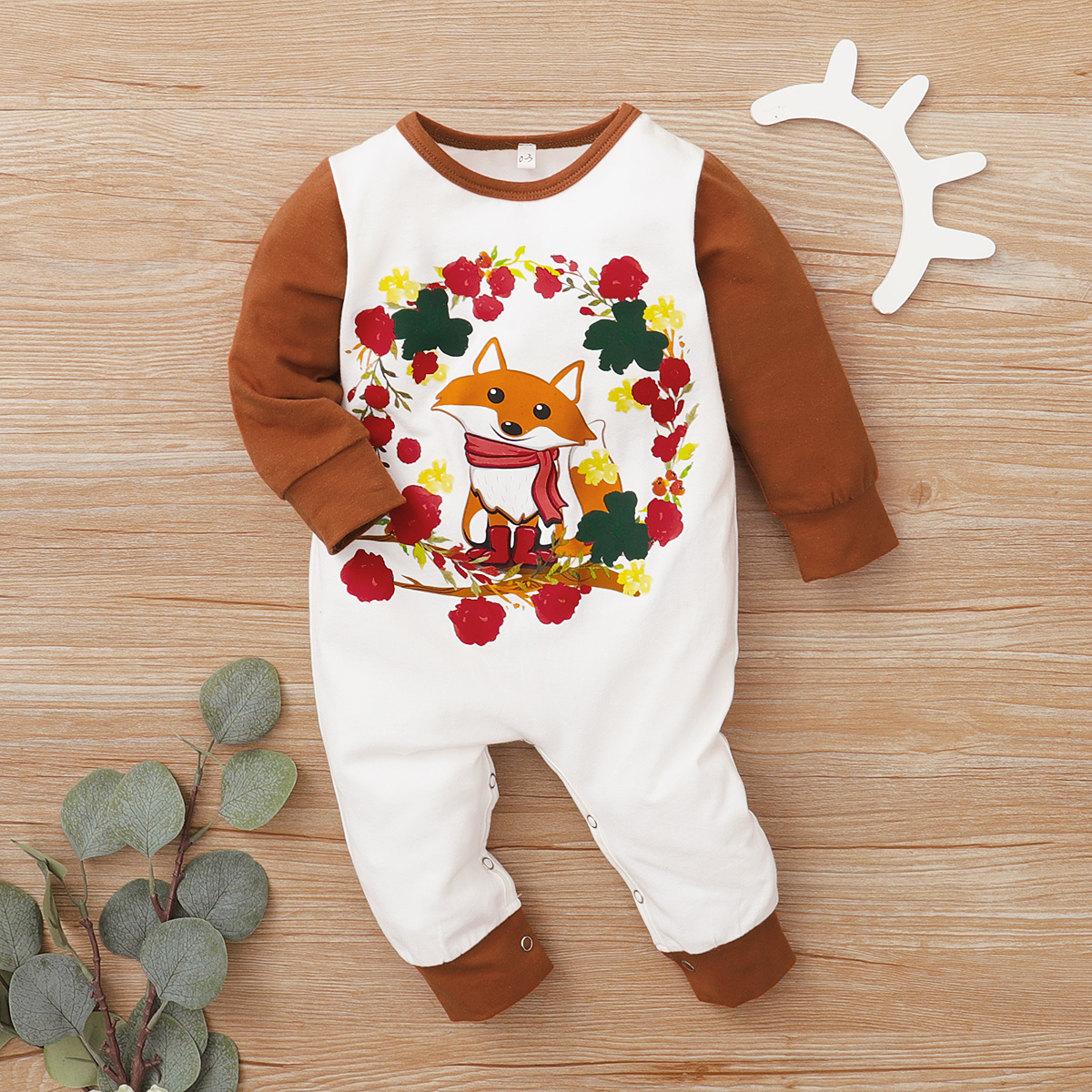 

Baby Fox Floral Jumpsuit