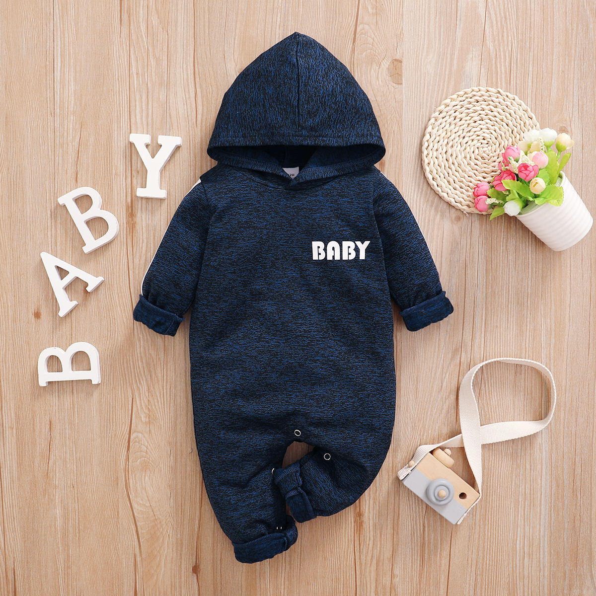 

Baby Boy Letter Jumpsuit