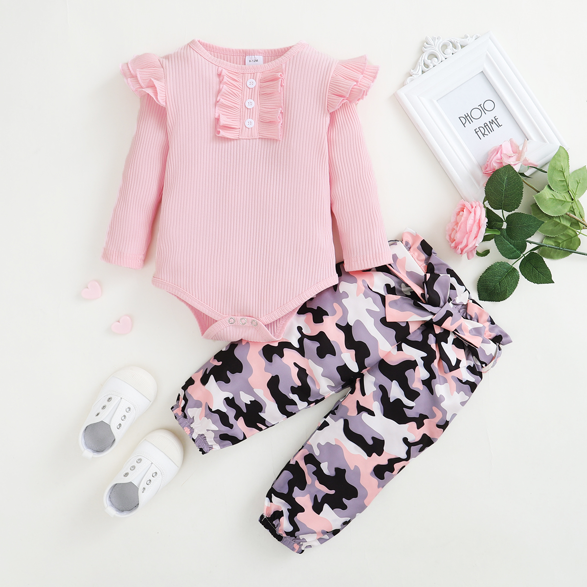 

Baby Girl Camouflage Baby's Sets