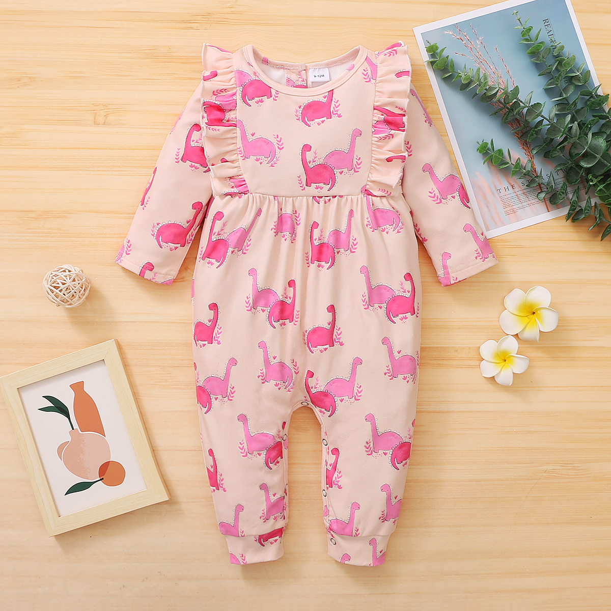 

Baby Girl Sweet Animal and Dinosaur Jumpsuits