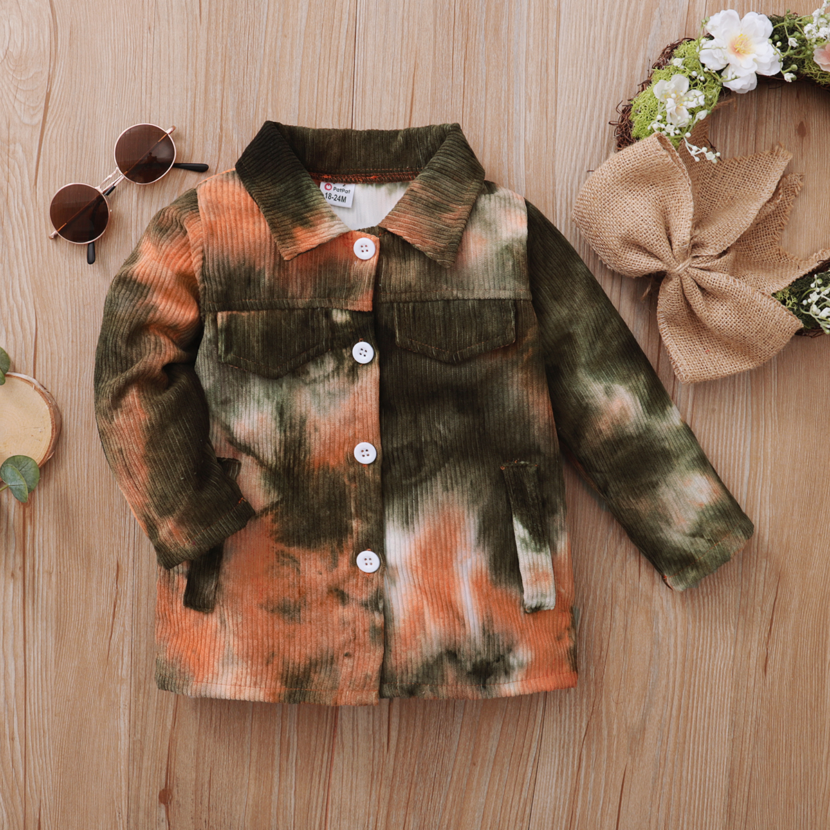 

Baby / Toddler Chic Tie-dye Jacket