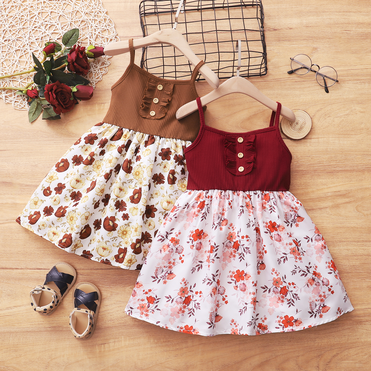 

Toddler Girl Tank Floral Dress
