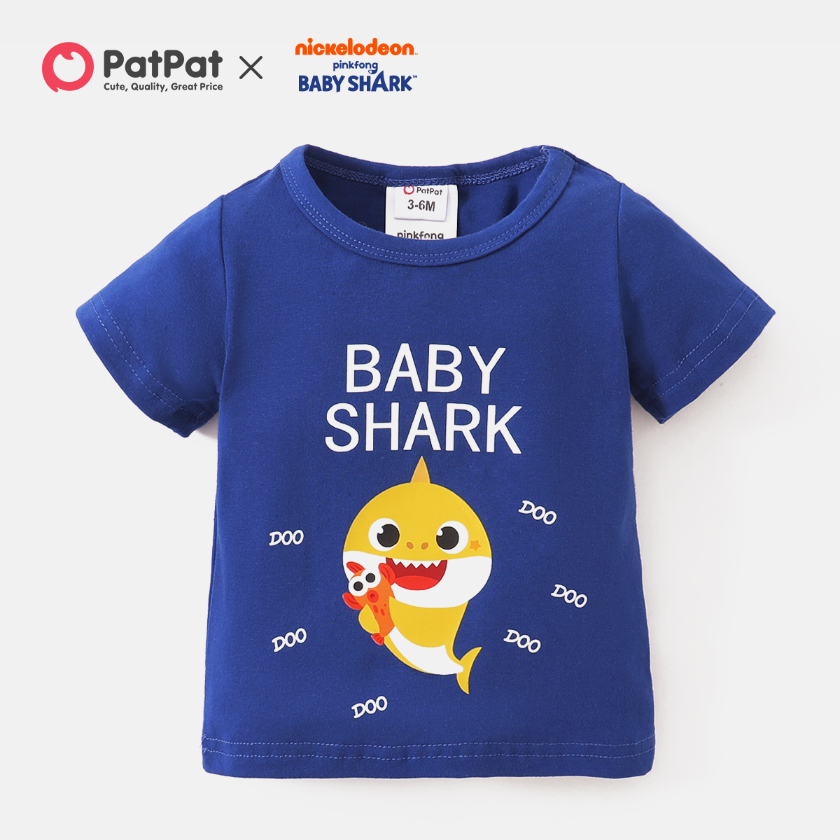 

Baby Shark Baby Boy/Girl Cotton Graphic Tee