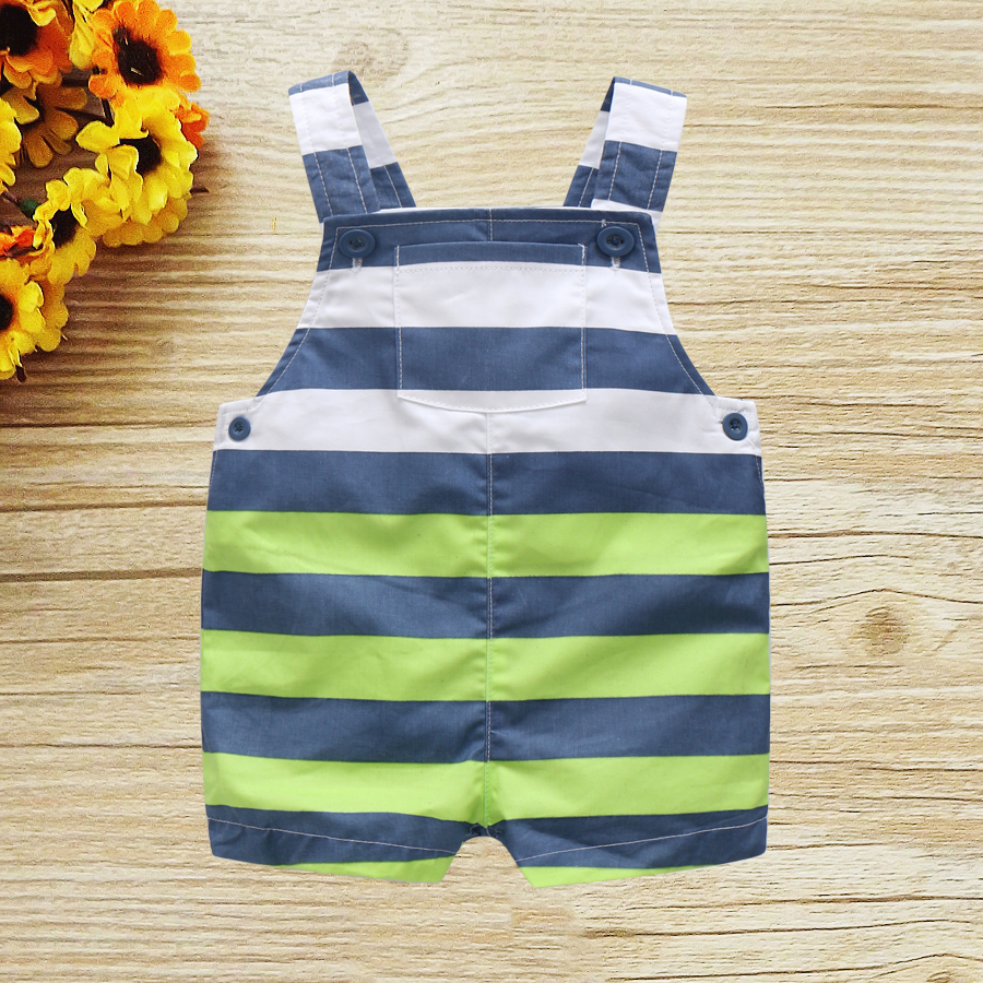 

2019 Baby / Toddler Color Contrast Striped Jumpsuit