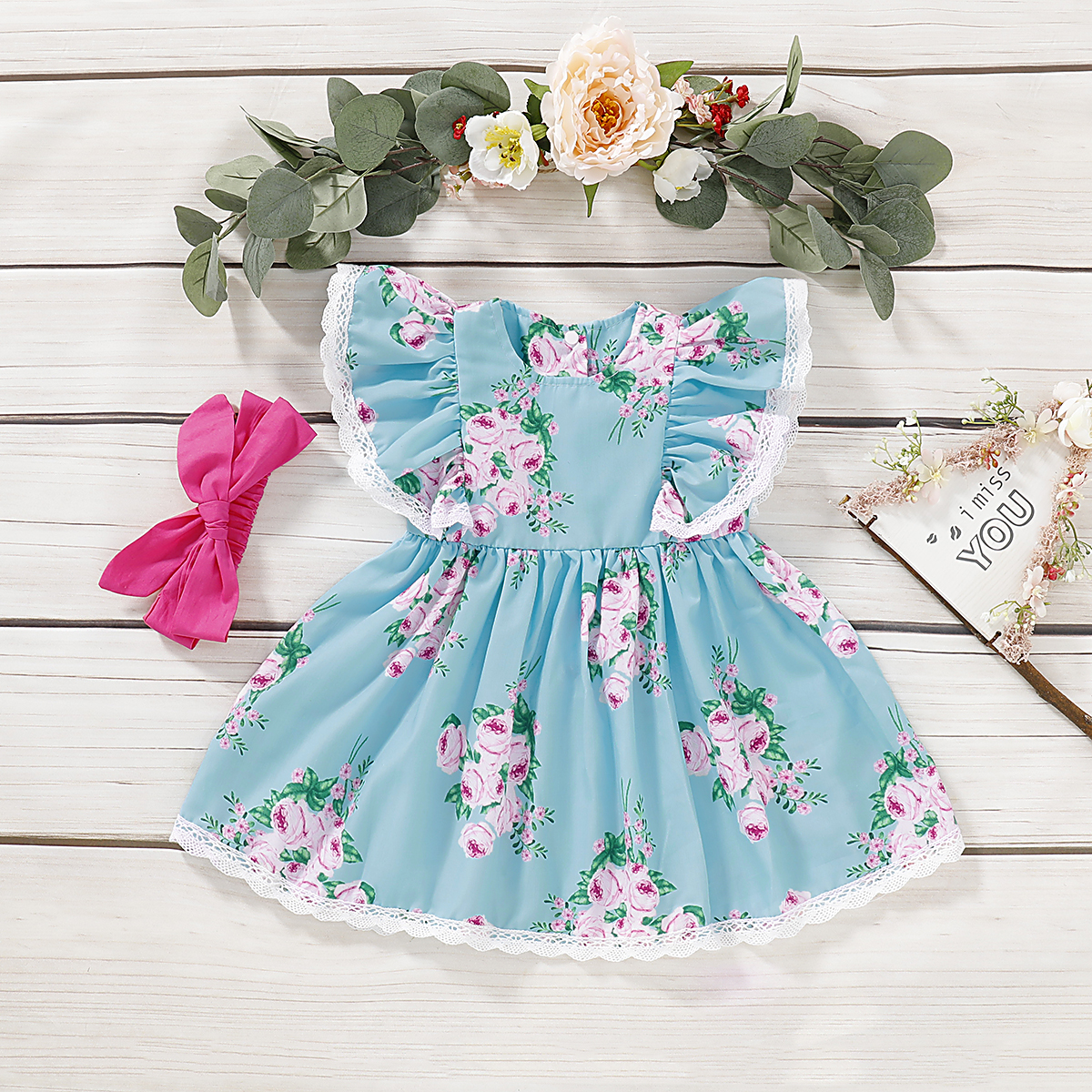 

Baby / Toddler Ruffled Floral Dress