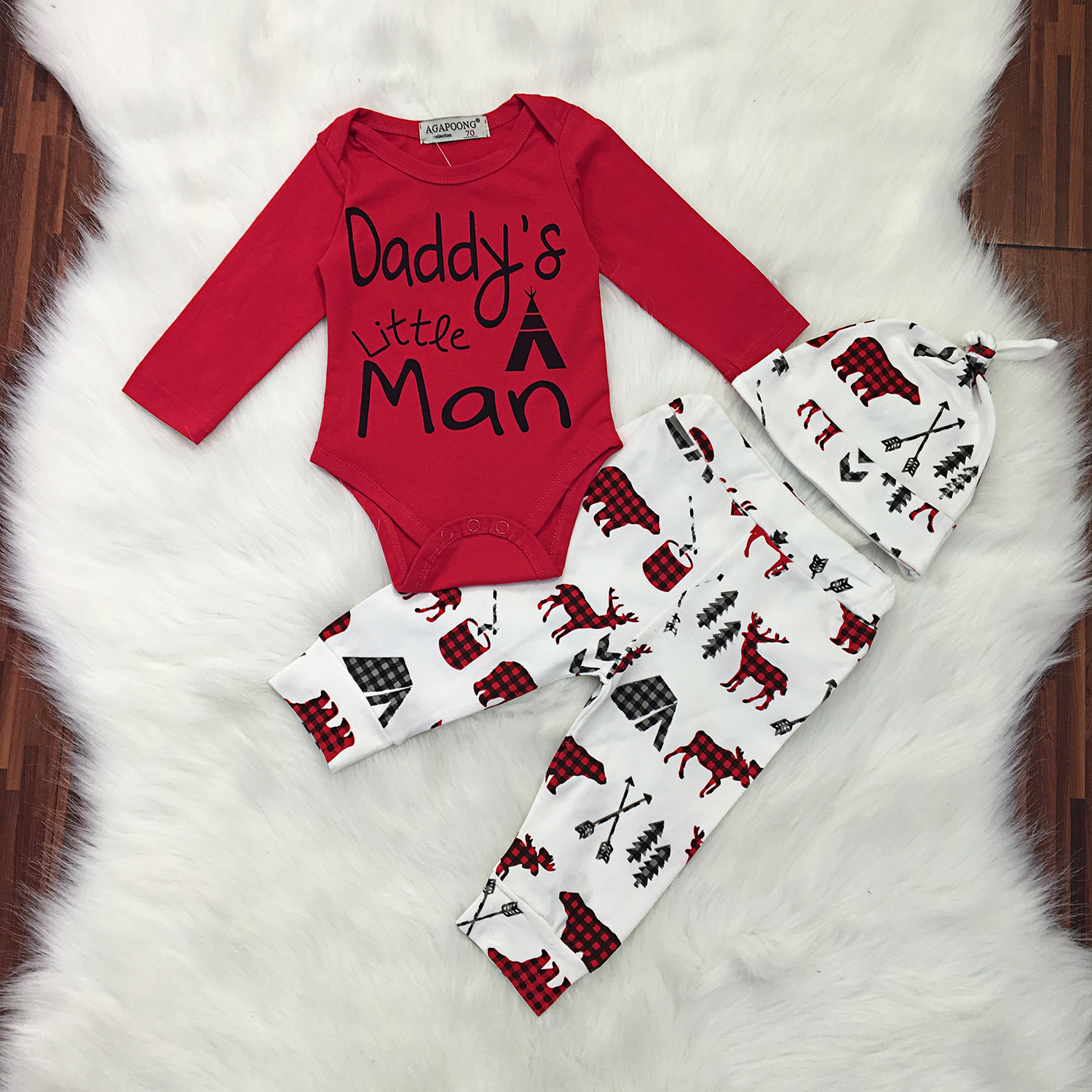

Baby Boy Party Elk Baby's Sets