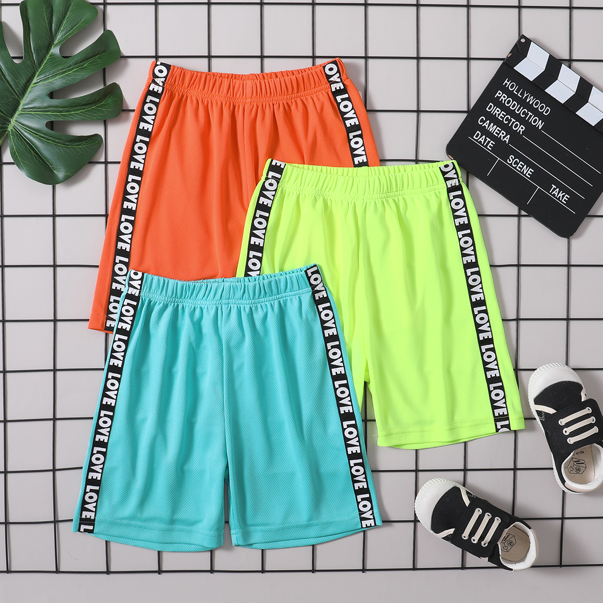 

'Love' Letter Print Shorts for Toddlers / Kids