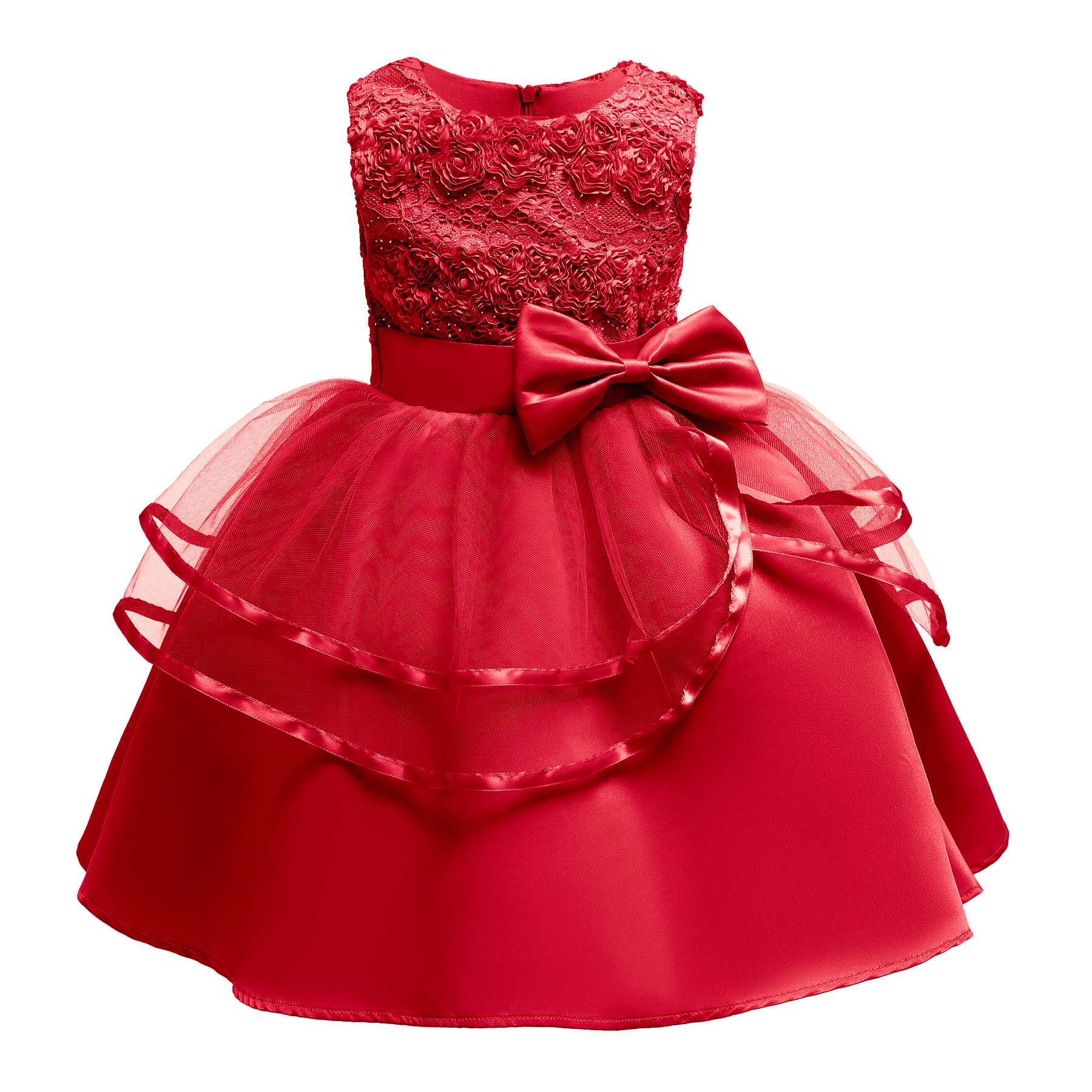 

Baby / Toddler Bowknot Lace Party Dress