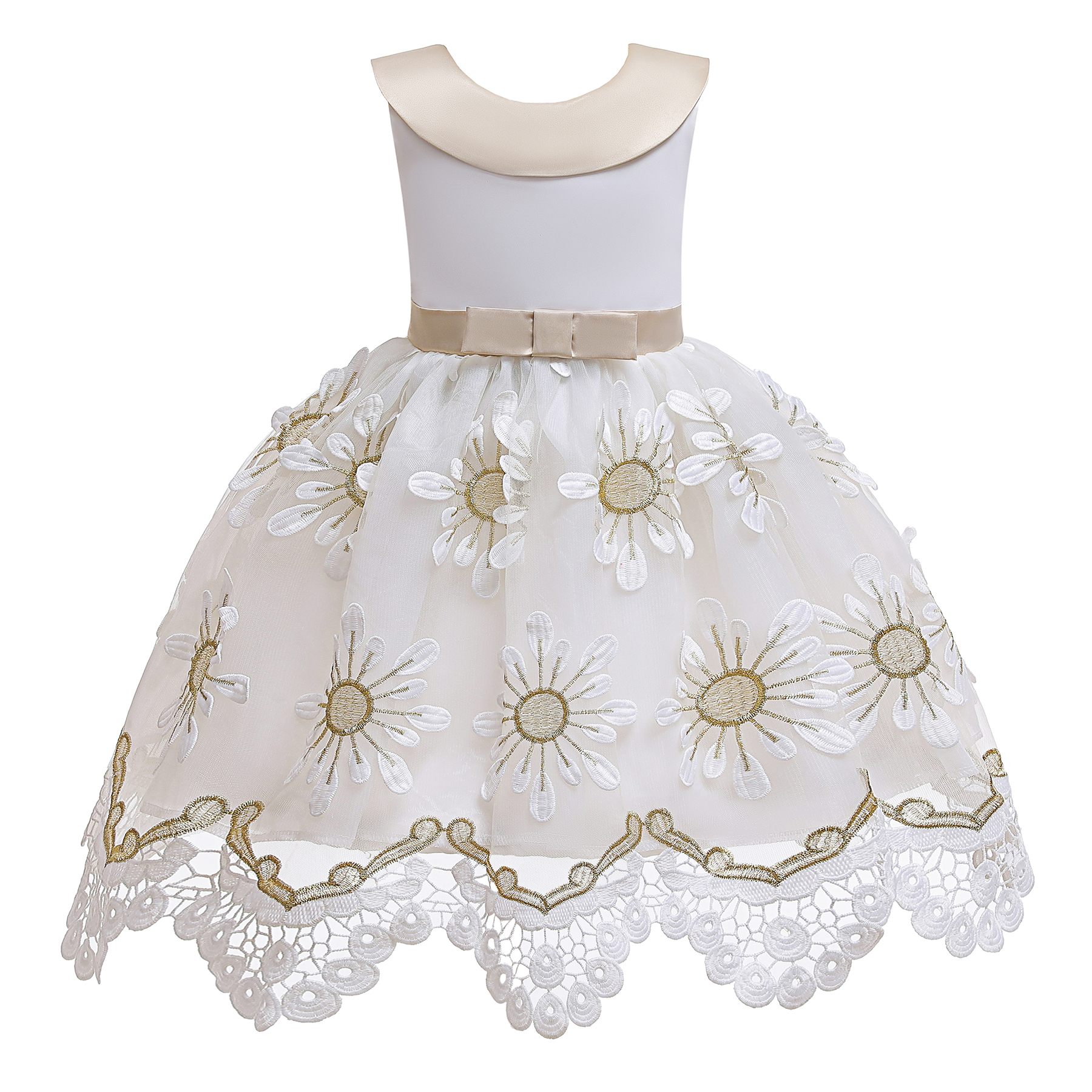

Baby / Toddler Bowknot Floral Party Dress