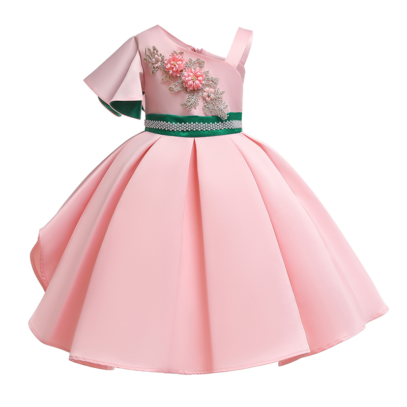 

Trendy Flower Decor Strappy Party Dress