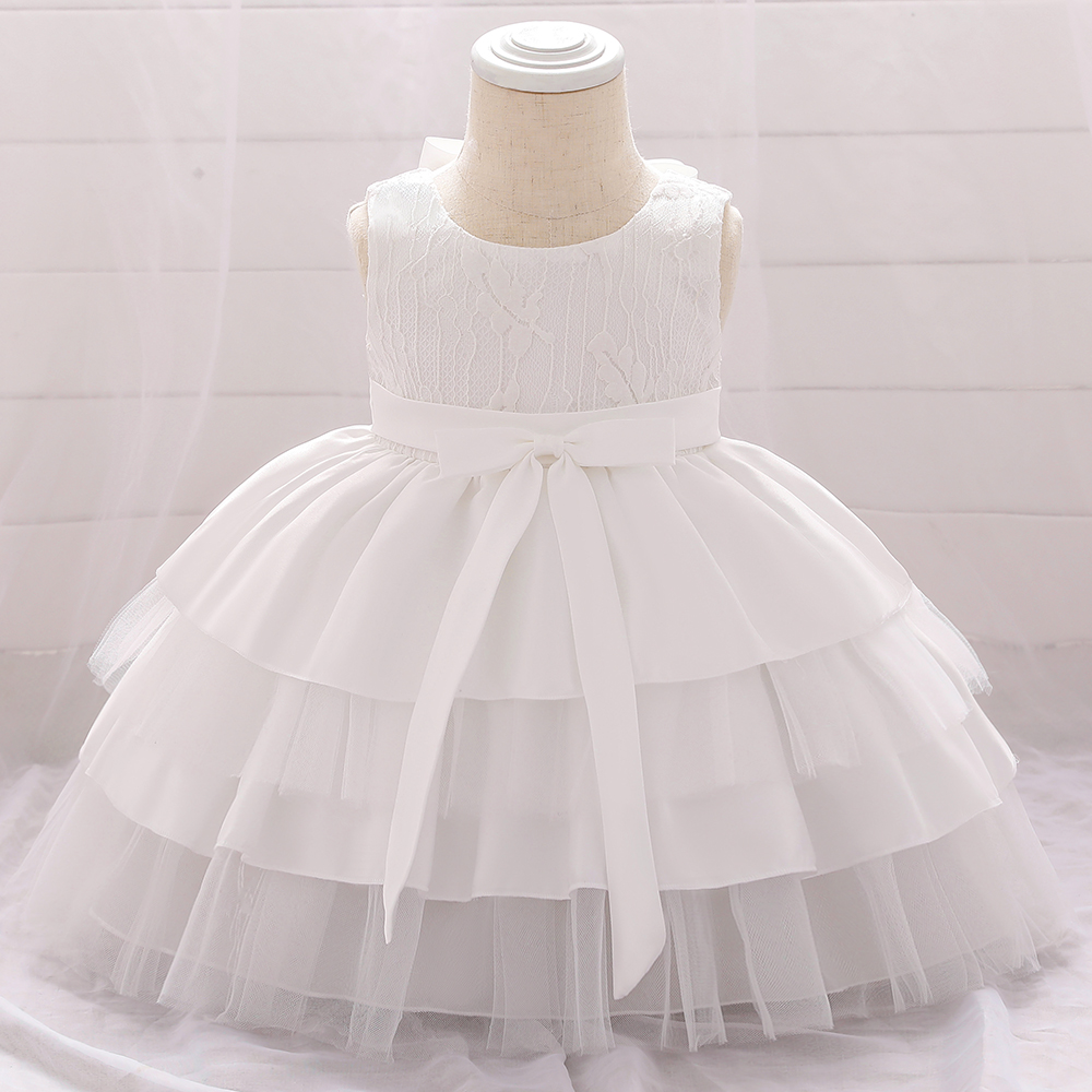 

Baby Girl Solid Party Dress