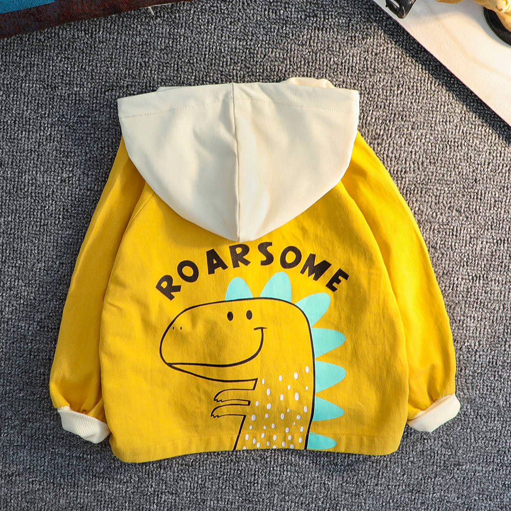 

Baby / Toddler ROARSOME Print Dinosaur Hooded Coat (No tee)