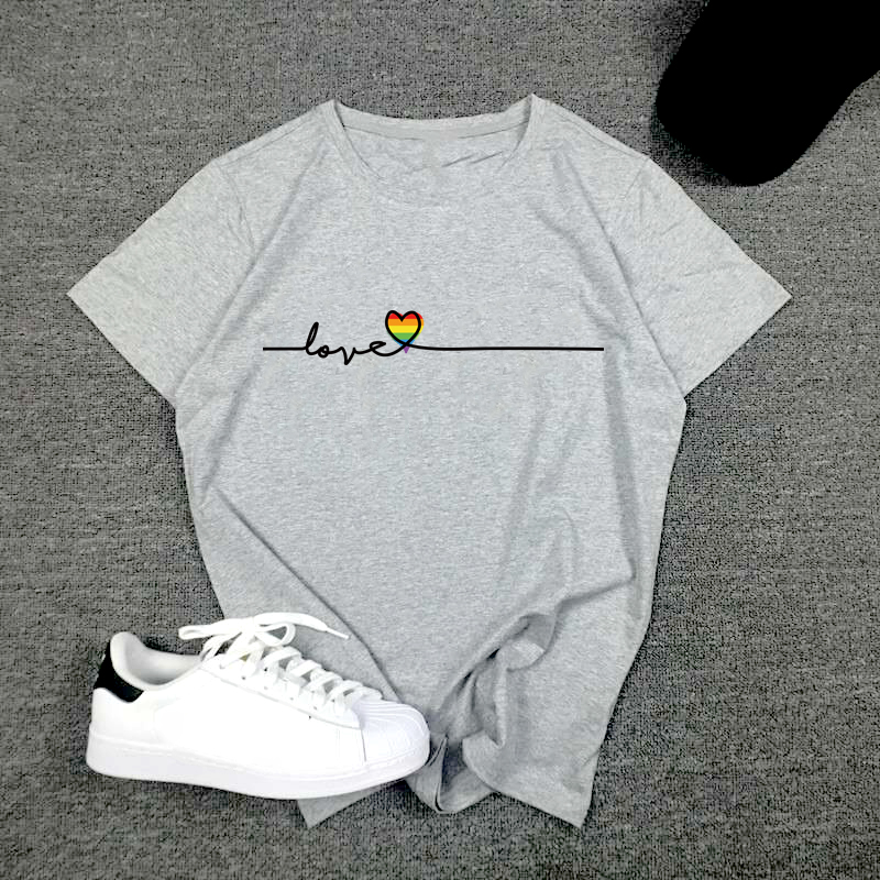 

Trendy Solid Letter Short-sleeve Tee