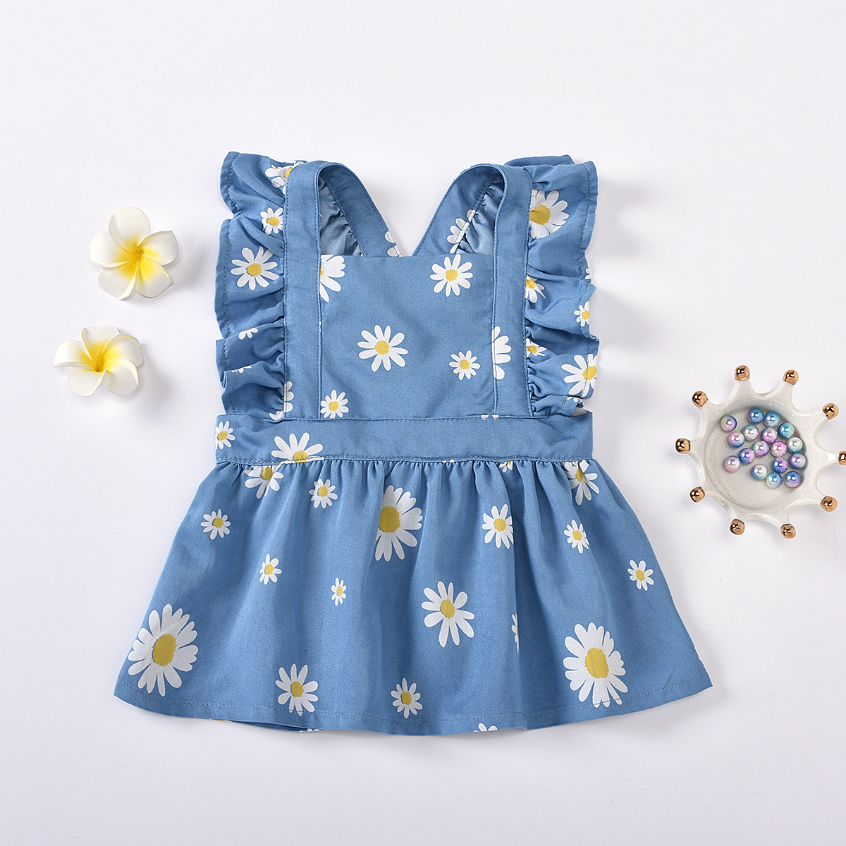 

Baby Girl Sweet Daisy Allover Dress