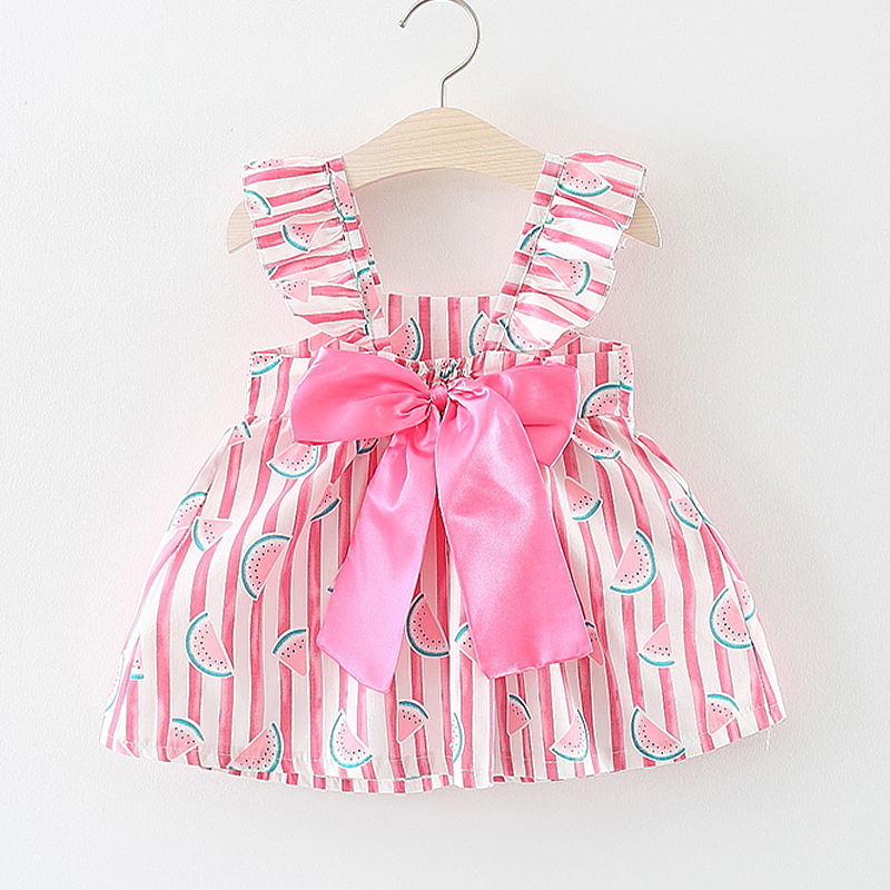 

Baby Girl's Cute Watermelon Striped Summer Dress
