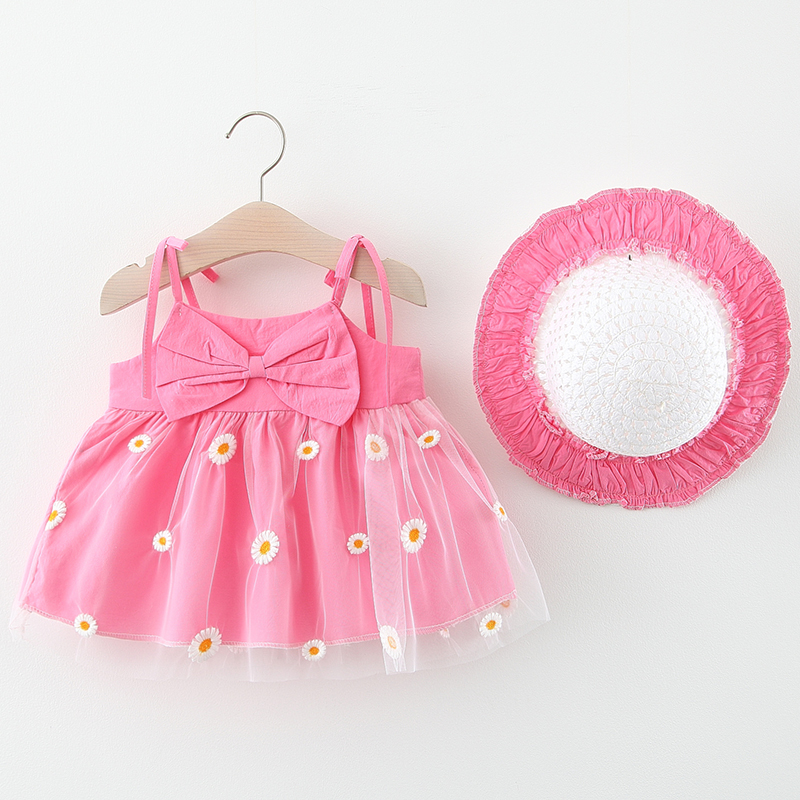 

2-pcs Baby Girl Floral Vacation Dress