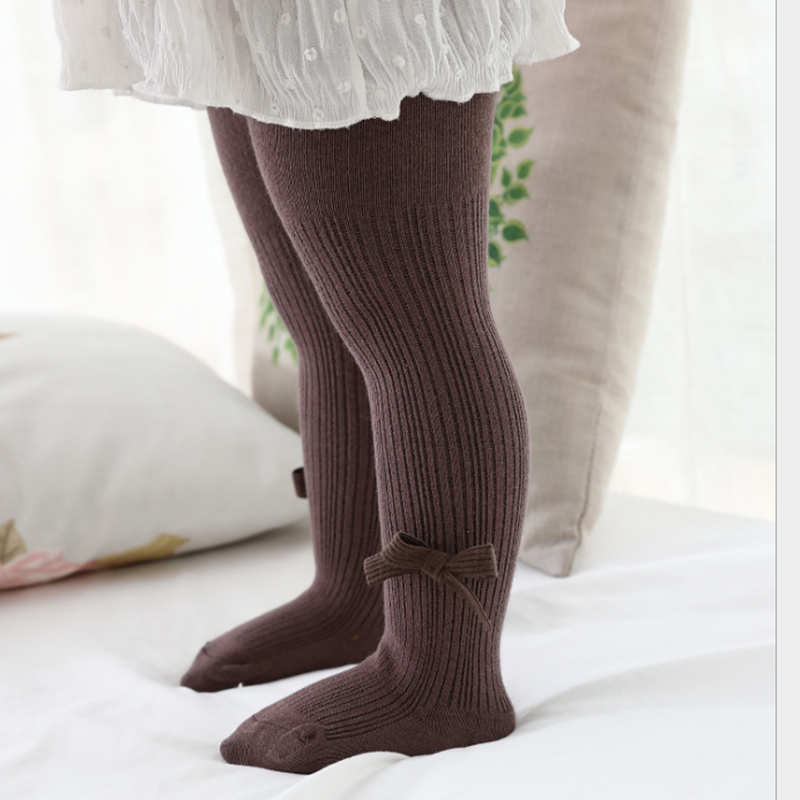 

Baby / Toddler Solid Bowknot Tights