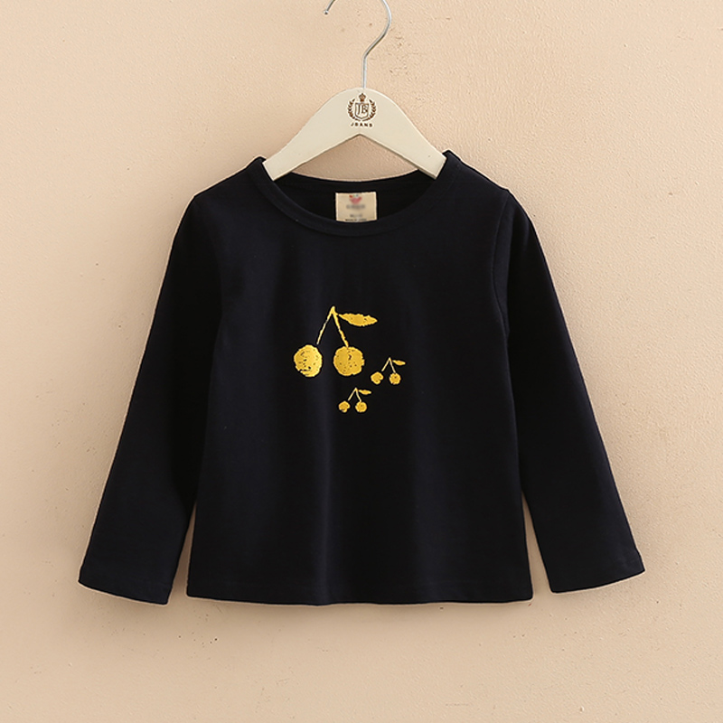 

Fresh Cherry Print Long-sleeve Top for Toddler Girl and Girl