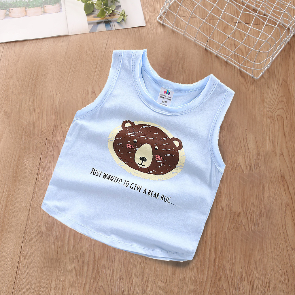 

Bear Printed Tank for Kid