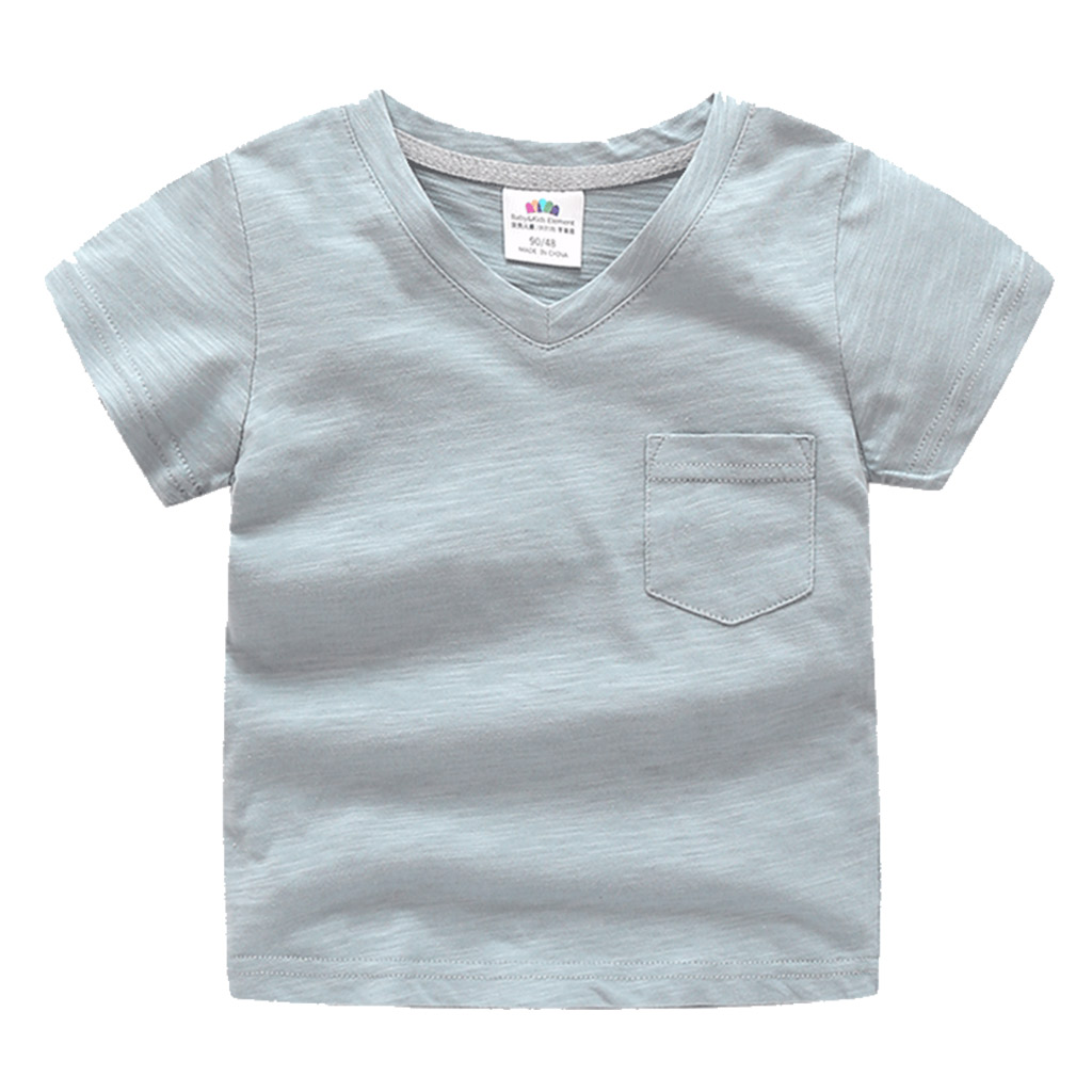 

Stylish Solid Short-sleeve Tee for Kid