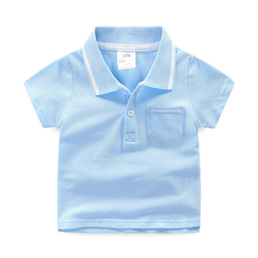 

Trendy Short-sleeve Polo Tee for Kid
