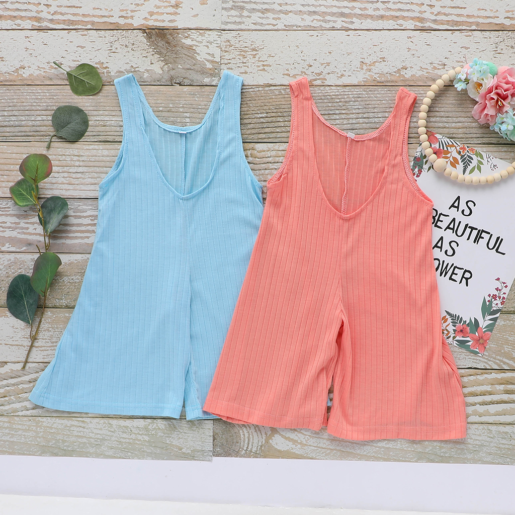 

Baby / Toddler Solid Strappy Onesies