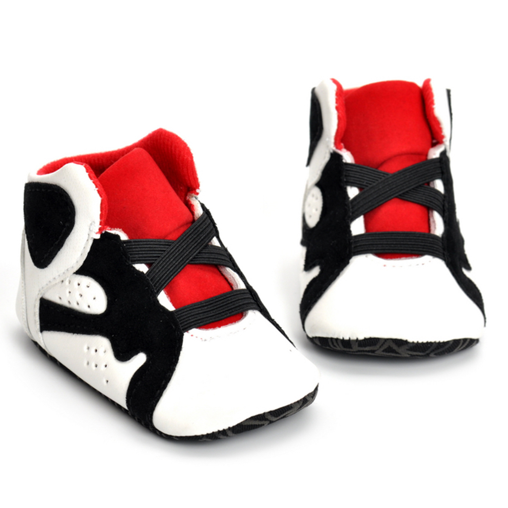 

Baby / Toddler Lace-up Colorblock Breathable Sporty Prewalker Shoes