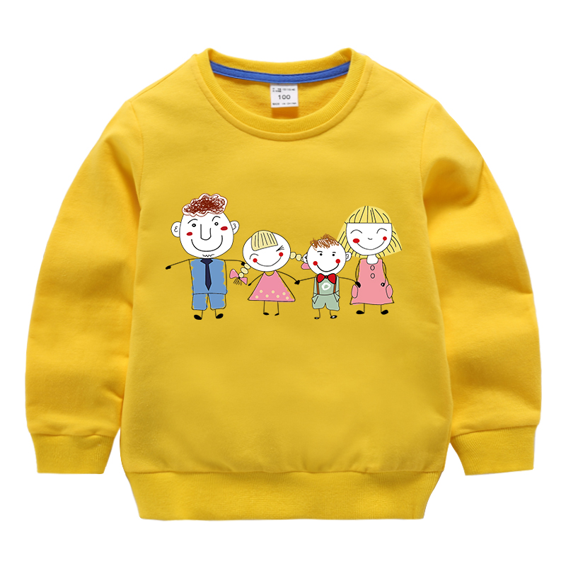 

Fashionable Family Print Sweatshirt